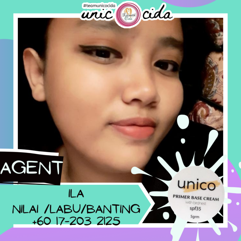 SENARAI AGENT UNICO PRIMER BASE CREAM #teamunicocida – KOSMETIK CIDA